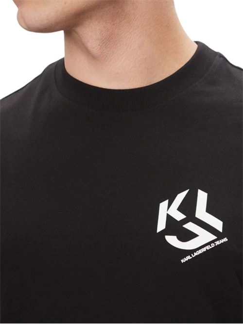 T-shirt regular fit con logo Karl Lagerfeld jeans | A2M17072999